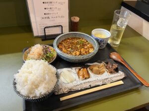 麻婆豆腐ランチ